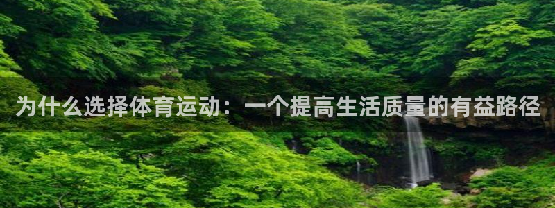 为什么选择体育运动：一个提高生活质量的有益路径